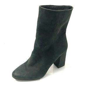 Lucky Brand Black Heeled Boots